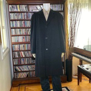 Vintage Crombie?Seal Skin Wool Top Coat